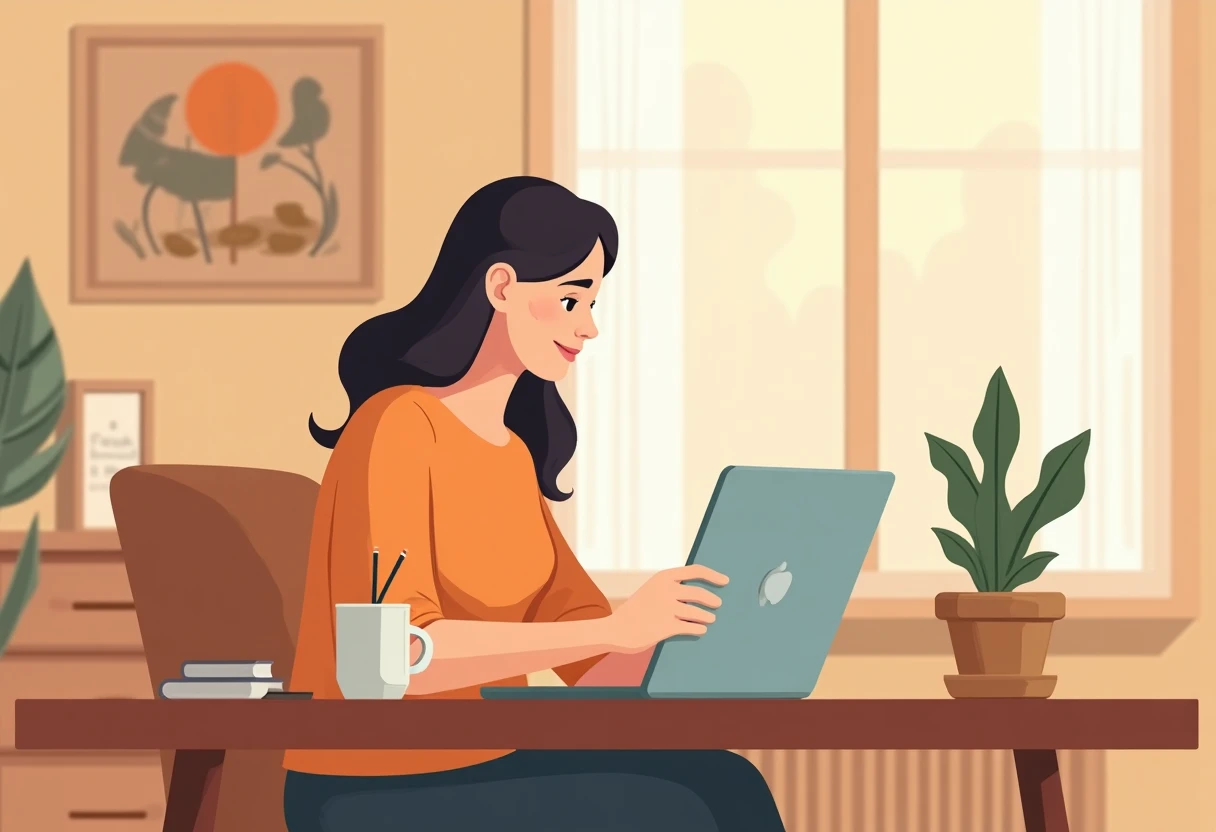 Freelancer reviewing personal loan options